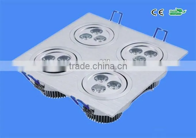 High quality small led celling light with glass edge 3w led celling light
