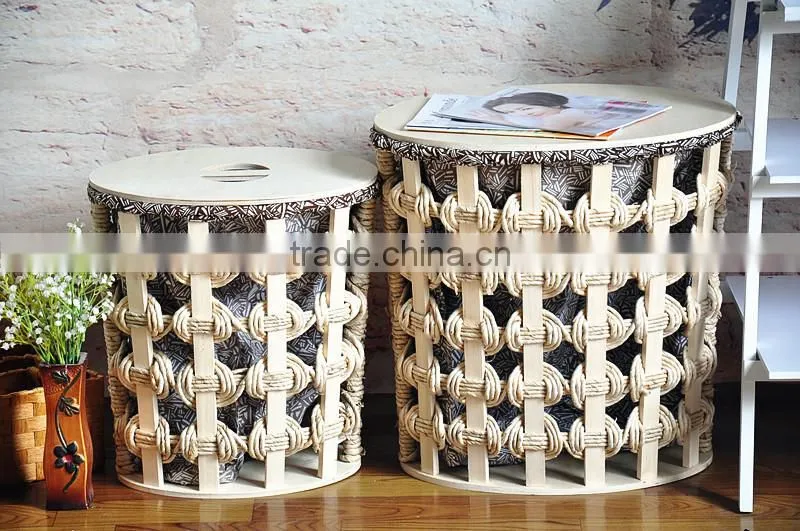 Unique design nylon corn bran woven storage basket with high quality and excellent price
