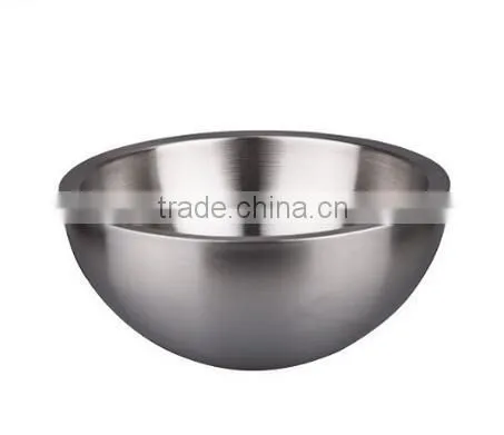 Stainless Steel Double wall Salad Bowls Serving Bowl
