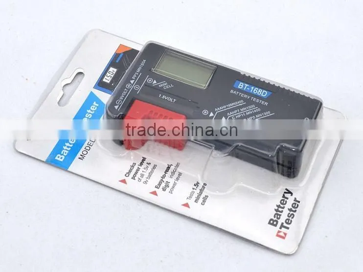 AA/AAA/C/D/9V/1.5V Button Cell Battery Tester digital Battery Tester