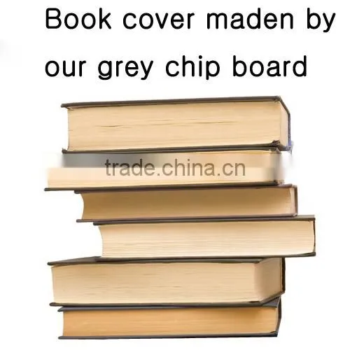 3mm grey book binding board laminated grey chipboard