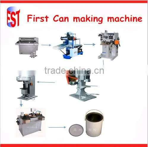 automati tinplate glue can making machine