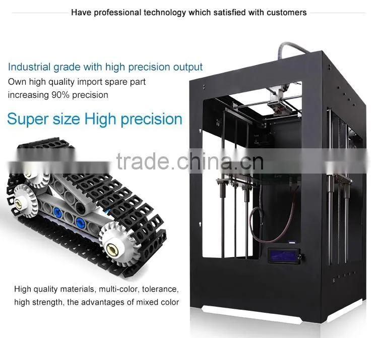 High Speed Industrial 3D Printer Machine With Heating Bed Hueway Flated PLA 3D Printer Max Build Size310*310*450mm Sale