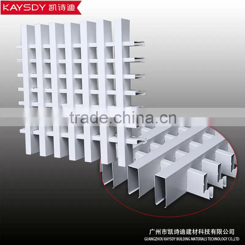 metal ceiling design,open metal grid aluminum suspended ceiling