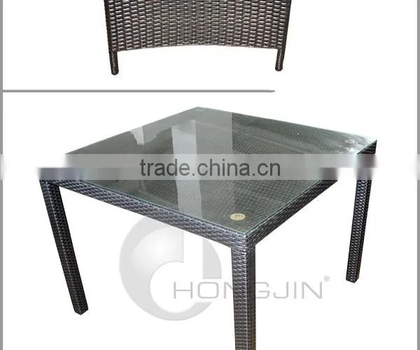 5pcs Outdoor PE Wicker Furniture Dining Set