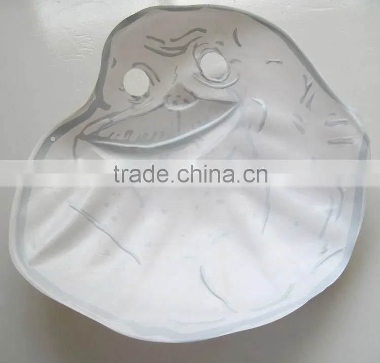 Best selling wholesale customized 2014 new product Halloween party cosplay PVC plastic mask