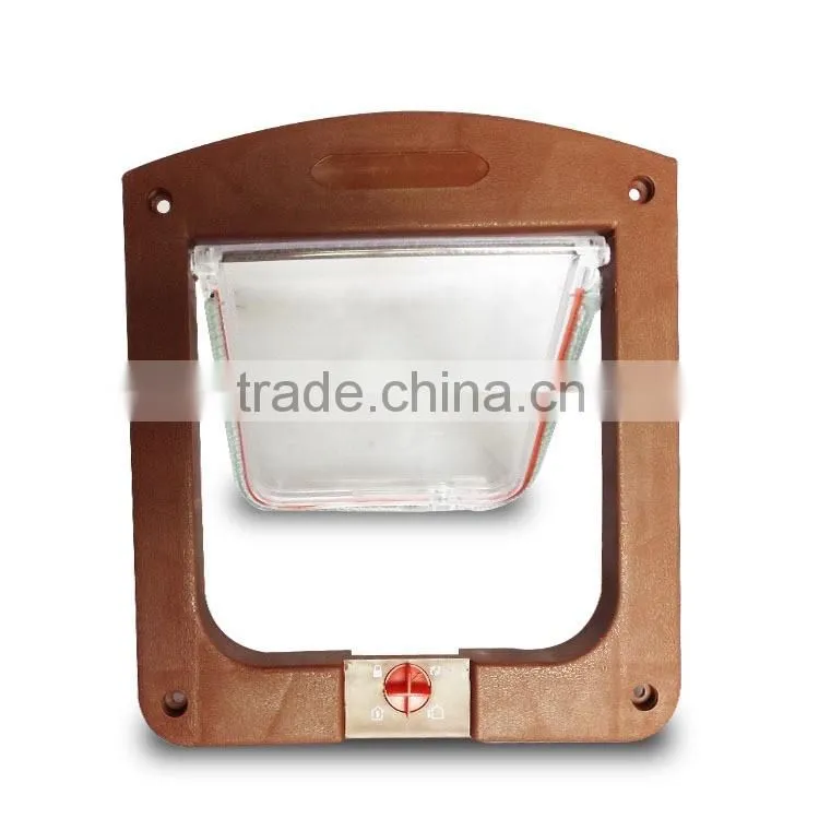 Beautiful Small Easy Operation ABS Pet Flap Pet Door Pet Flap With Small Switch H0242