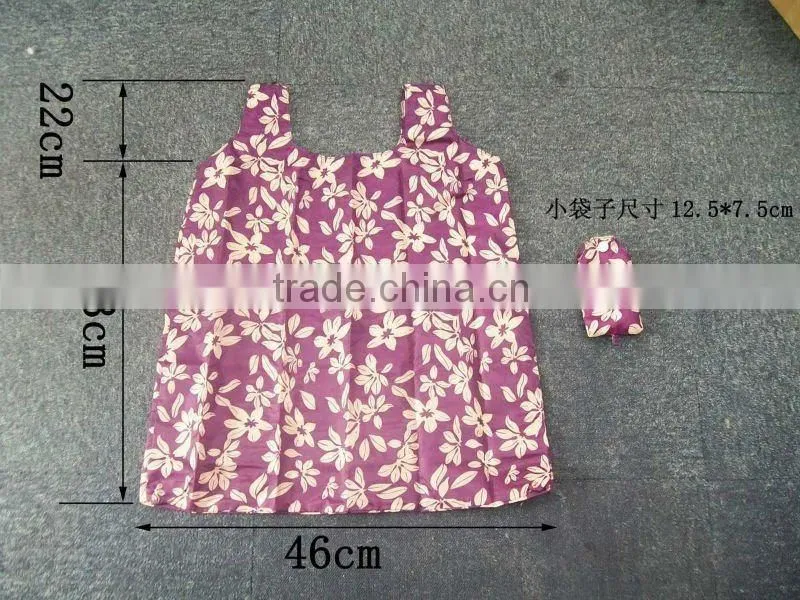 2016 Beautiful Flower Print 190T Cute Bags for Girls