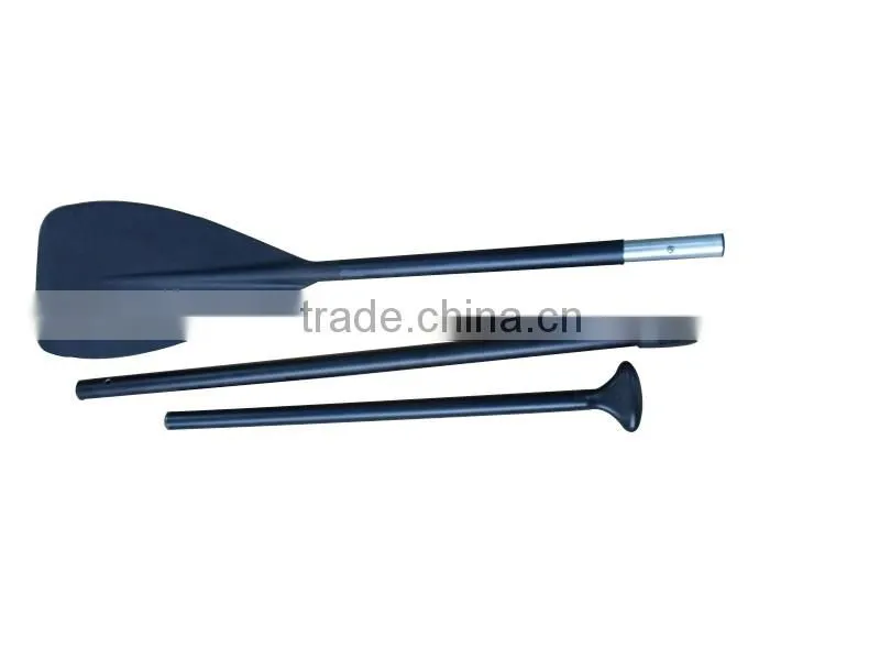Hot sale inflatable surfboard paddle sup plastic blade 3-part stand up paddle PAP-003-3 black