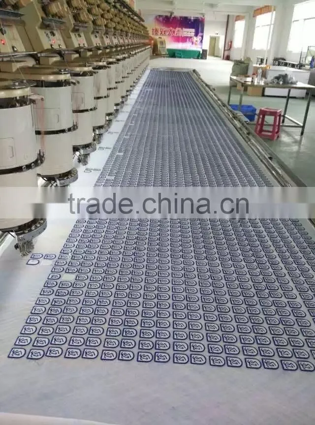 2016 Hot Sales Centerfold High Density Garment Woven Label For Clothing