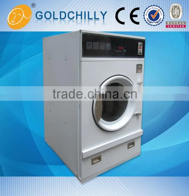 10kg gas double layer coin operate clothes dryer with Promotional price for laundromat
