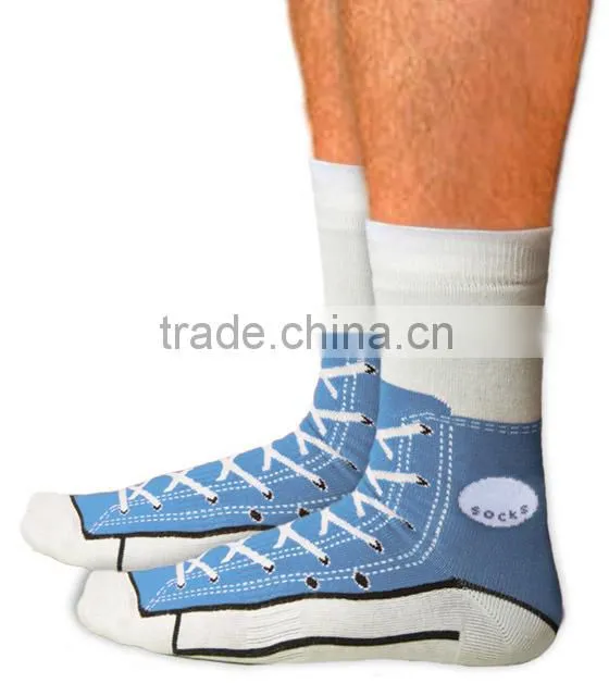 custom sublimation socks with shoe print