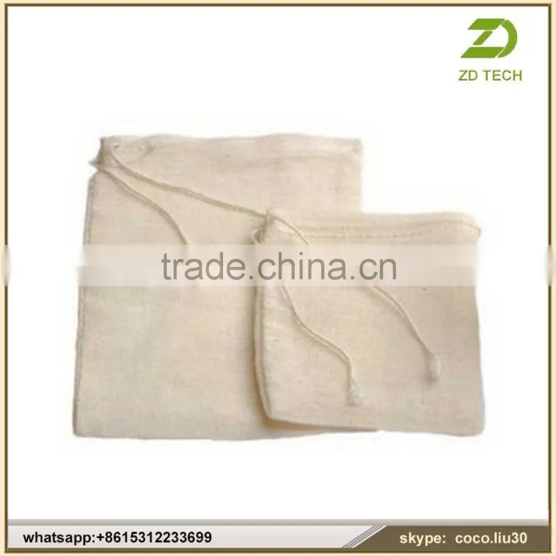 Professional custom canvas drawstring pouch, small canvas drawstring bag, canvas pouches ZDS2012