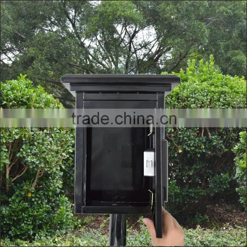 Newest Cast Iron Waterproof Wall Mount Mailbox,Residential Password Mailboxes