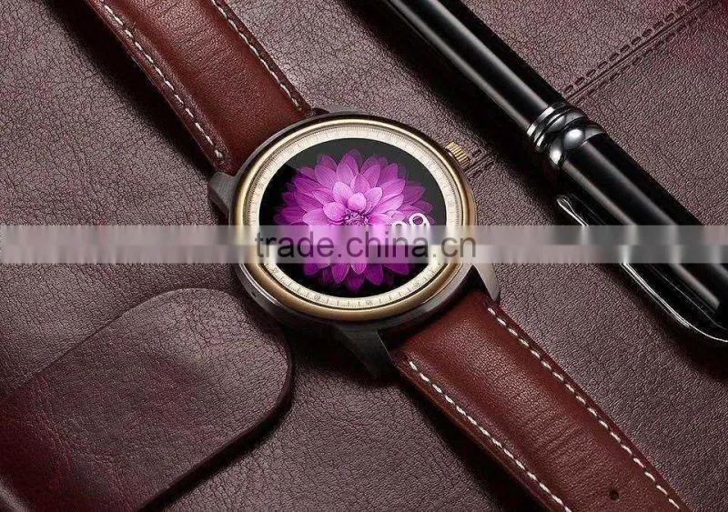 LEM1 Bluetooth Smart Watch Fashion Wrist Smartwatch Round Wristwatch Wearable Digital Device for IOS Android Phone PK UC08