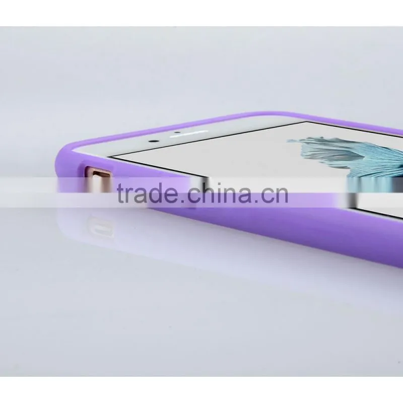 C&T Hybrid Transparent Clear Hard Peacock panel TPU Bumper Case Cover for Apple iPhone 6 6s