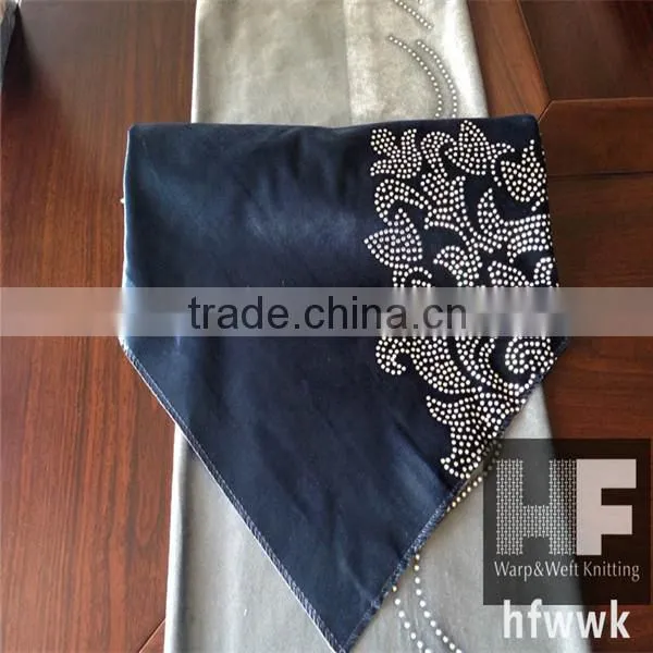 high quatity micro shiny velvet with drill fabric