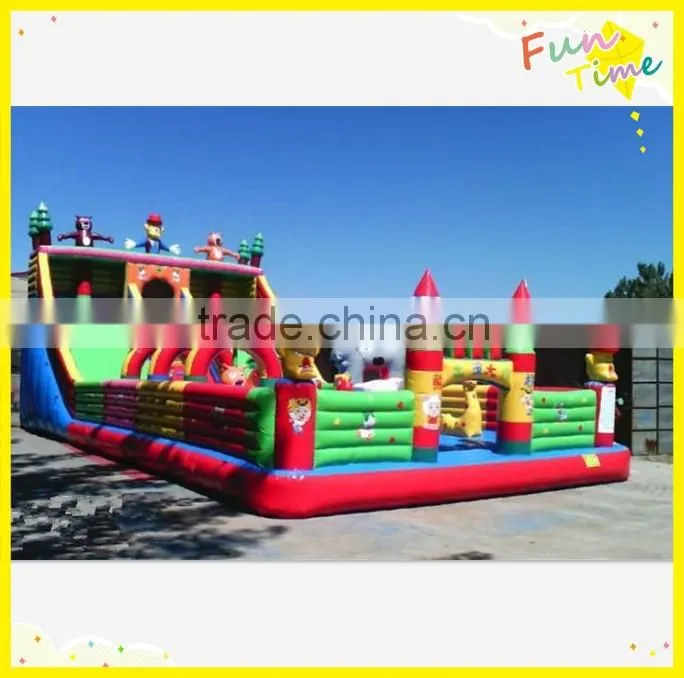 Different kinds of cartoon model inflatable bouncers, samll garden bouncer house for sale
