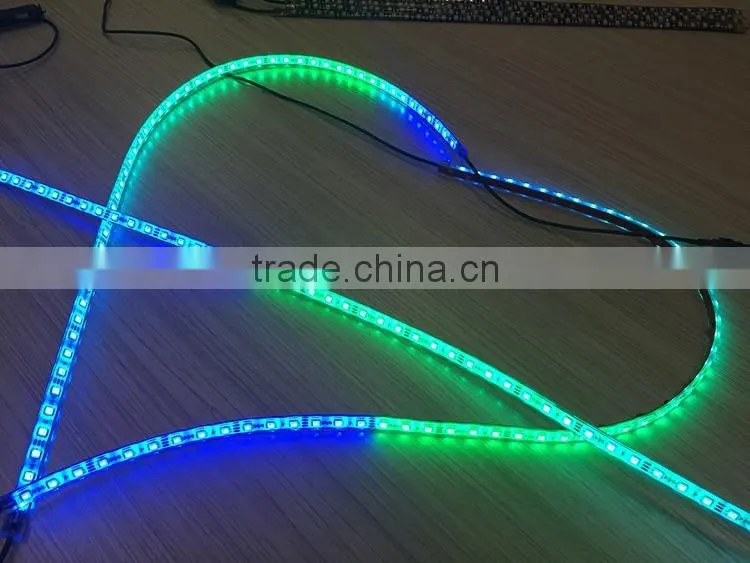 WS2811 magic digital dream color rgb led strip can be controled by cellphone bluetooth