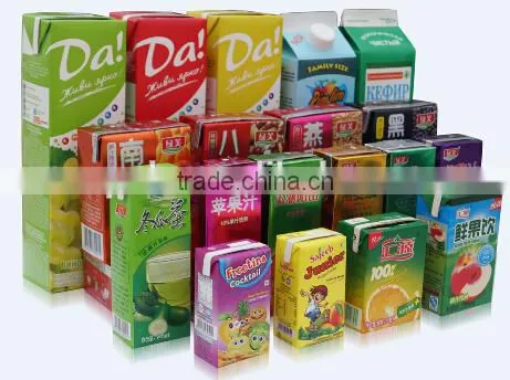 Long shelf life Juice Gable top carton