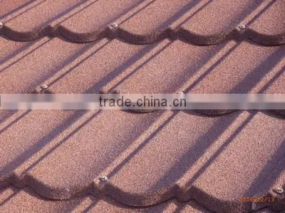 Colors Classical And Roman Type Stone Coated Roof Tile