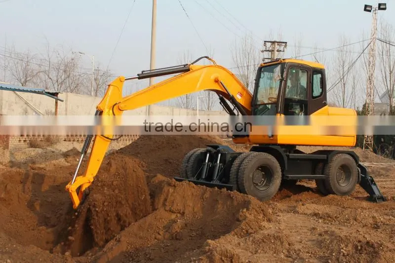 XINIU SMALL MINI WHEEL EXCAVATOR X120-L
