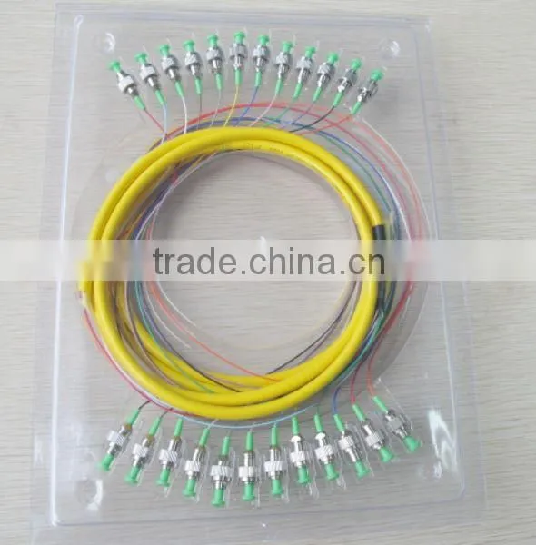 12 core SC/PC waterproof fibre optic pigtails for Telecommunications networks, CCTV networks or FTTX connectivity