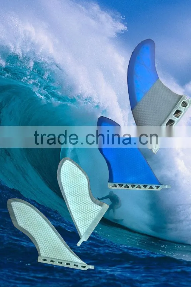 2015 new style honeycomb fiberglass surfboard fin/fin tube