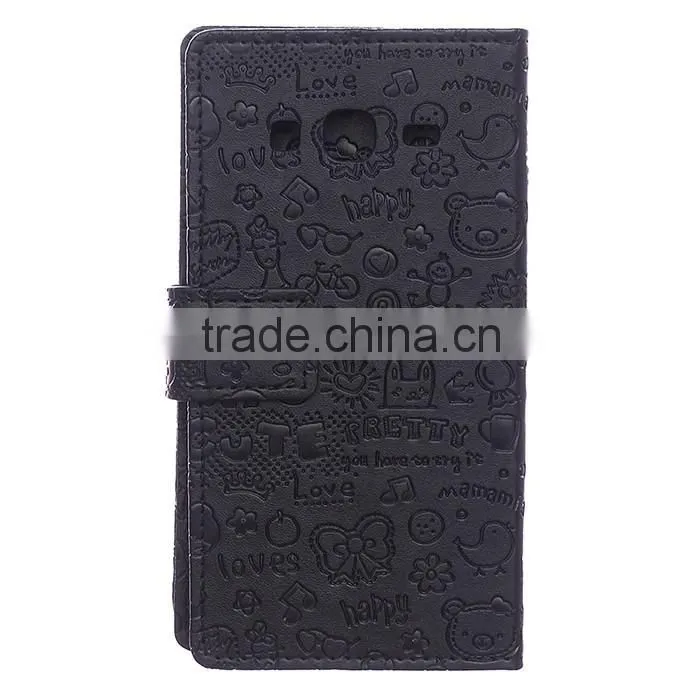 Smart cover case for samsung galaxy j2 design mobile phone back cover