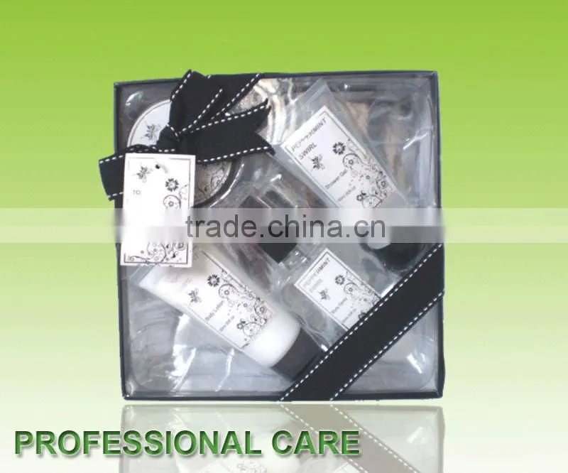White tender bath set/body care/bathroom accessories