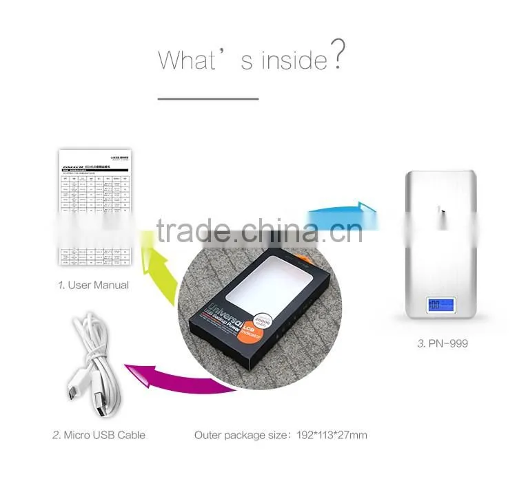 2016 high quality design larger capacity power bank