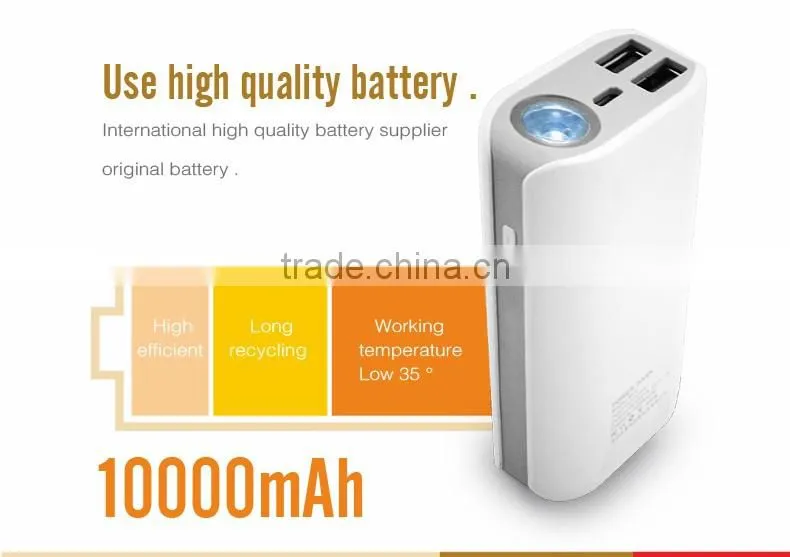 Guoguo Factory price Wholesale Large Capacity 10000mah Portable mobile power bank