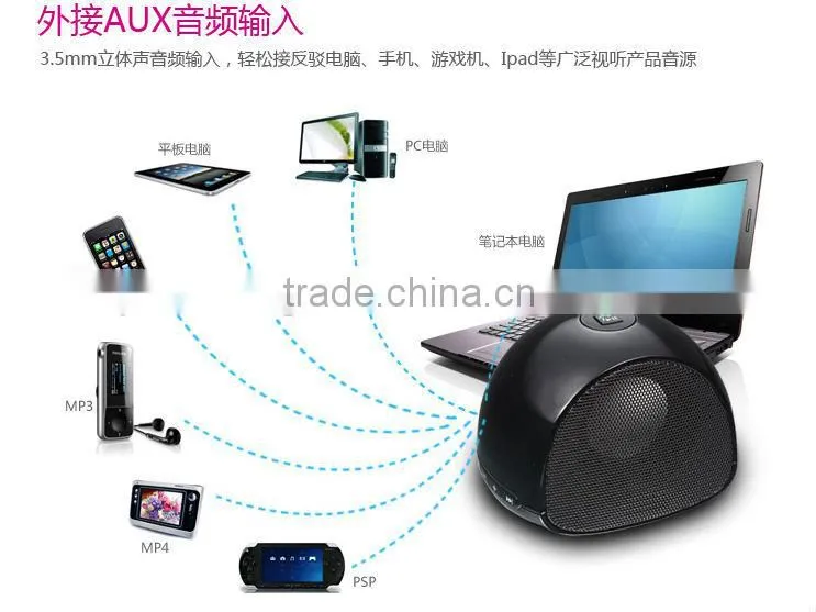 2014 Chiese steamed bread shape Boombox Bluetooth speaker with hands free