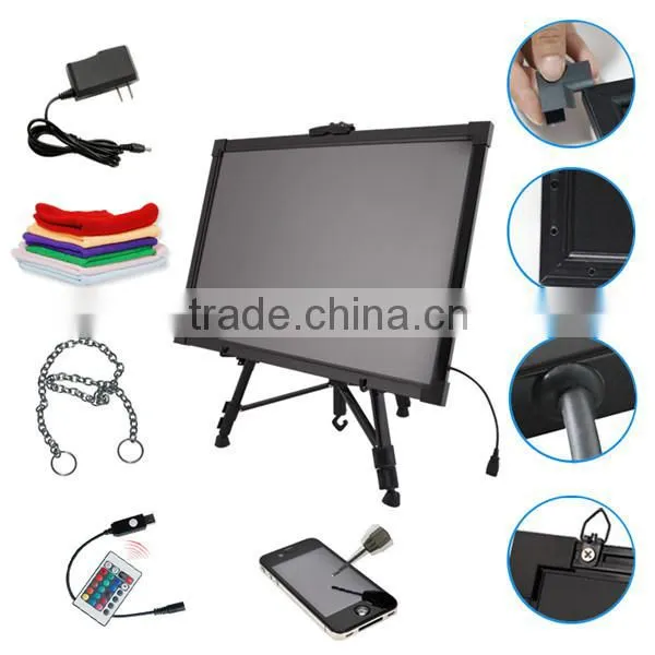 2015 Hot Selling led board for advertising led illuminated writing board