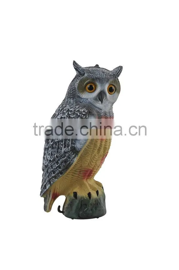 2015 Hot Sale Garden Decoration PE Hunting Decoys Owl