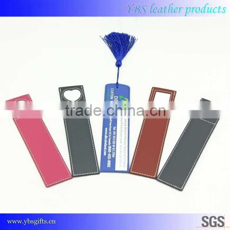 Wholesale Factory Price Faux Leather Bookmark