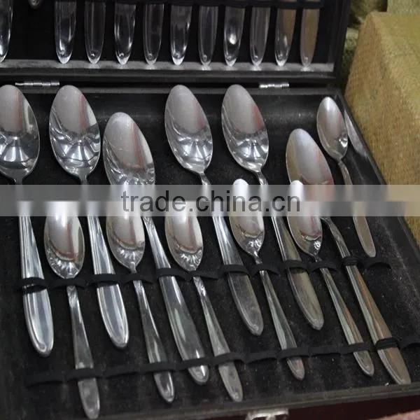wholesale Stainless steel flatware spoon knife and forks sets stainless steel utensils