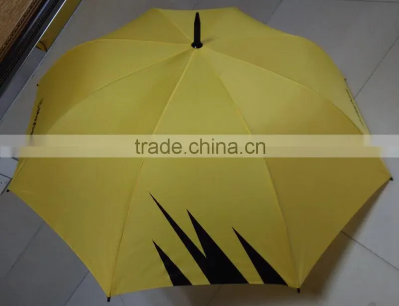 auto open high quality gift advertising golf fiberglass umbrella