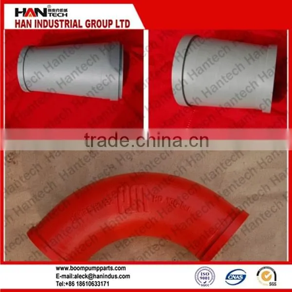 boom elbow concrete pump spare parts 90 degree