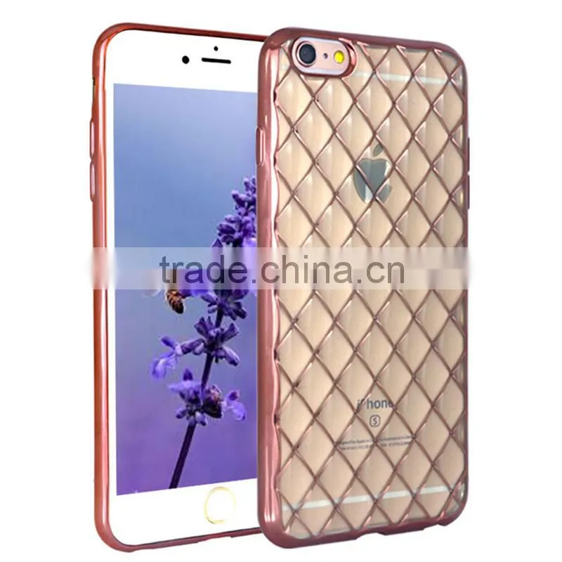 electroplating soft TPU back cover bumper case for Huawei P 9 lite mate 8 honor 7 ascend gr3 y 6 5 max plus