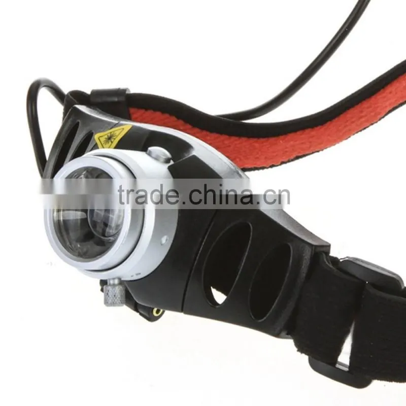 Light Ultra Bright 500 Lumen Q5 LED Headlamp Headlight Zoomable Head Light Lamp