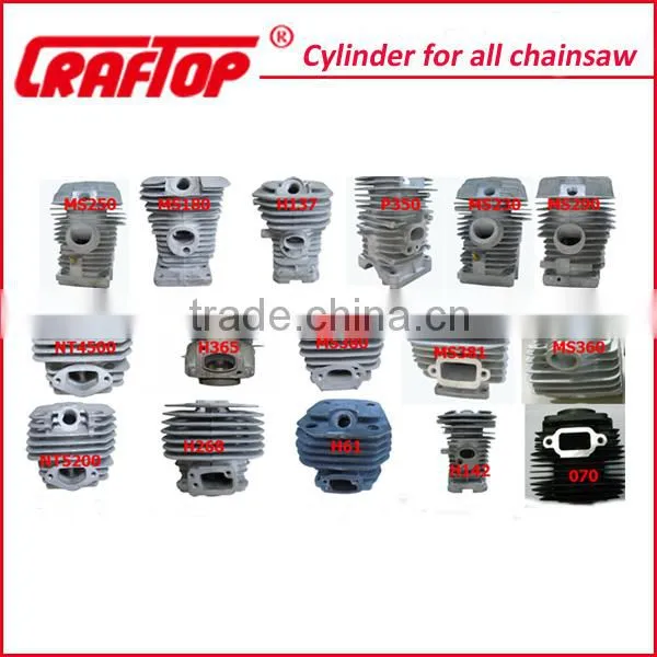 gasoline cheap chainsaw cylinder and piston
