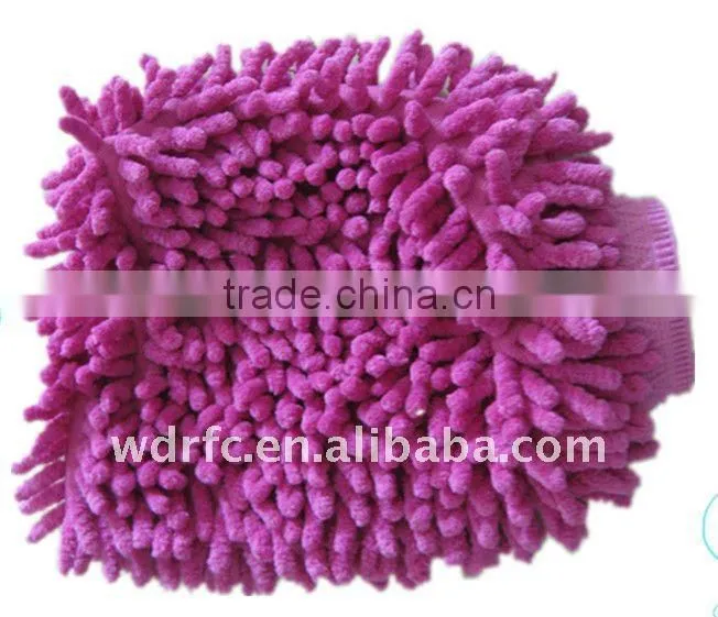 chenille mitten/Microfiber mitten