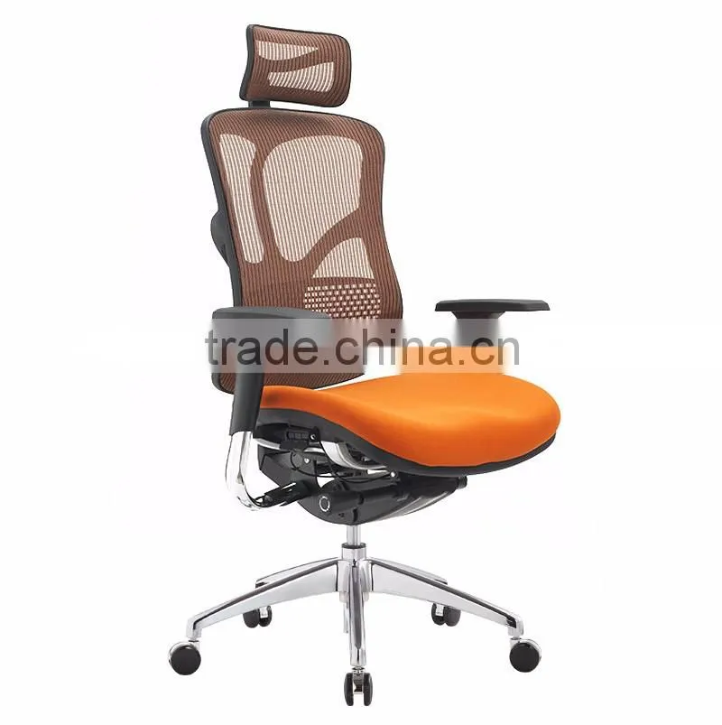 fabric chair,comfortable appearance office chair with aluminum alloy