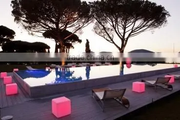 led furniture color changing light chair waterproof led cube chair lighting