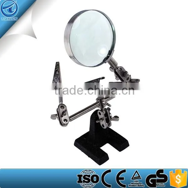Helping Hand with Magnifying Glass