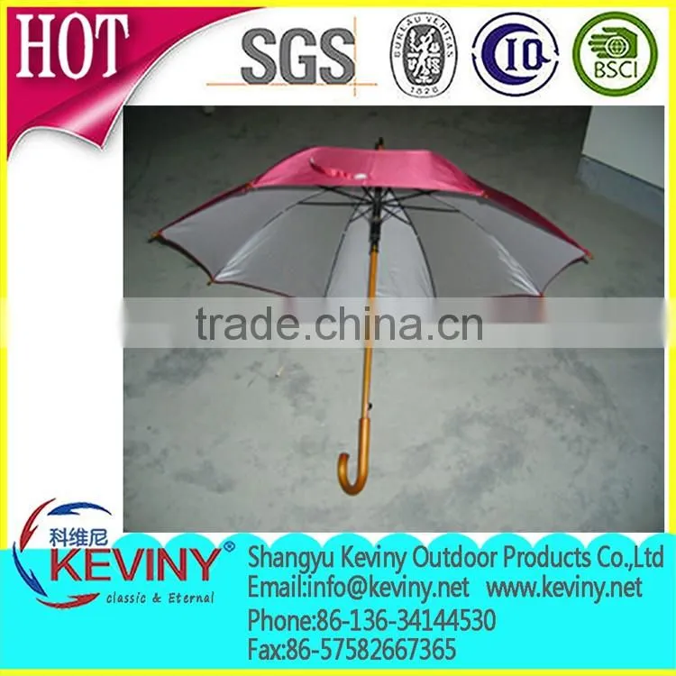 straight umbrella wood frame umbrella auto open parasol produce by chinease parapuie manufacturer