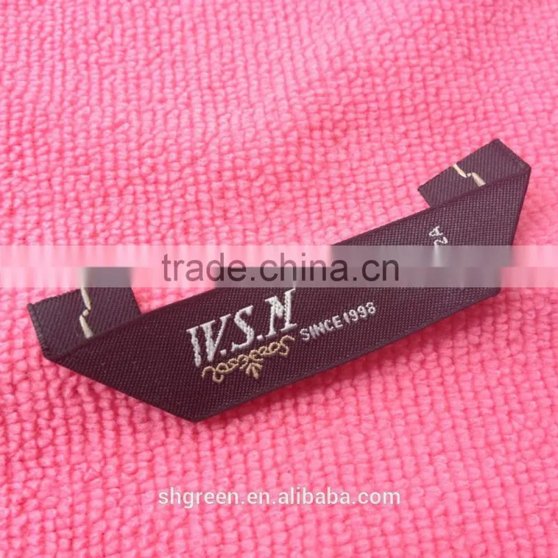 Soft clothing label,double sides garment label