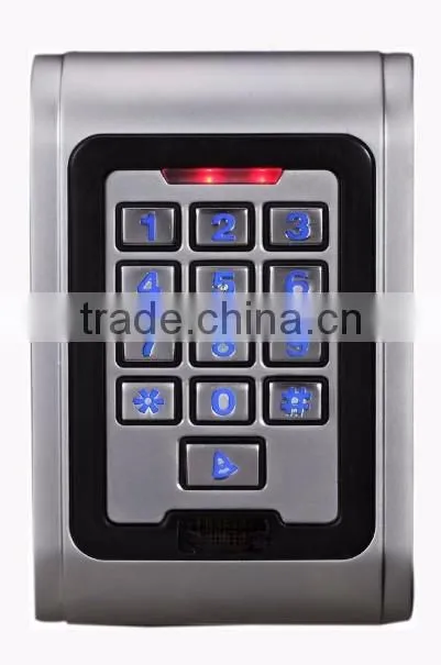 Waterproof rfid card door access control system With backlight