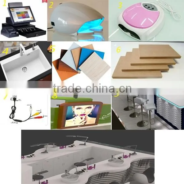 Indoor Mall Nail Tables for Sale